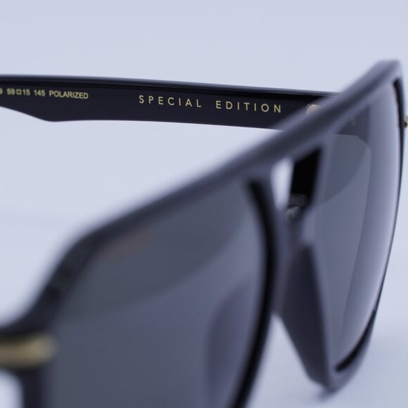 CARRERA 302/S/N 02M2 M9 Sunglasses Black Aviator Frame, Grey Polarized Lenses - Picture 6 of 10